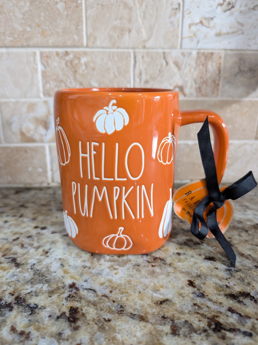 Rae Dunn by Magenta Hello Pumpkin fall ceramic mug